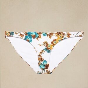 NWT! Vitamin A Cuba Libre Liciana Full Reversible Bikini Bottom - Size 12/D/XL 🩵